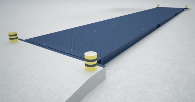 Báscula de camiones con plataforma de pesaje